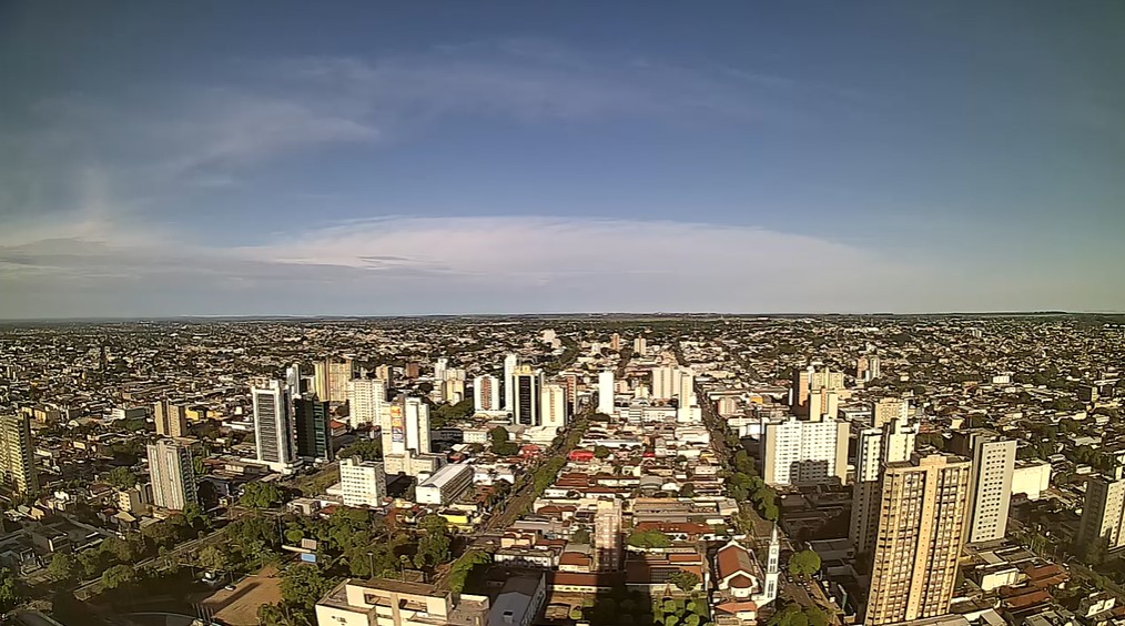 Campo Grande nesta manhã de segunda-feira