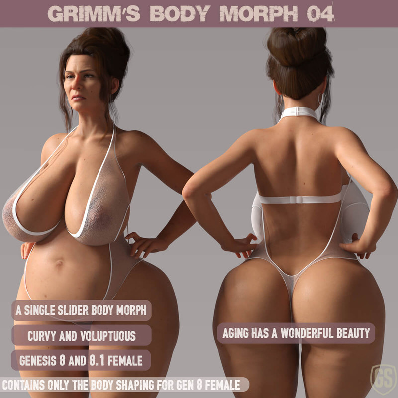 Grimm’s Body Morph 04 for Genesis 8  8.1 Female