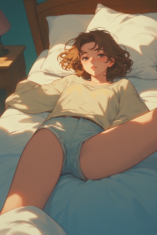She-is-laying-down-on-a-bed-sp-6