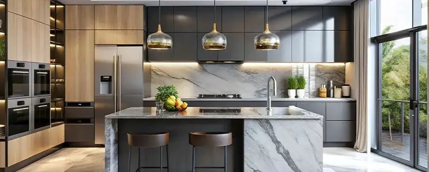 Marble kitchen countertop protection