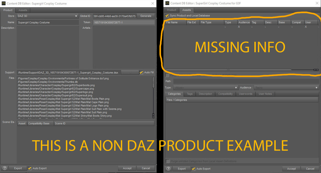 Renderosity Metadata