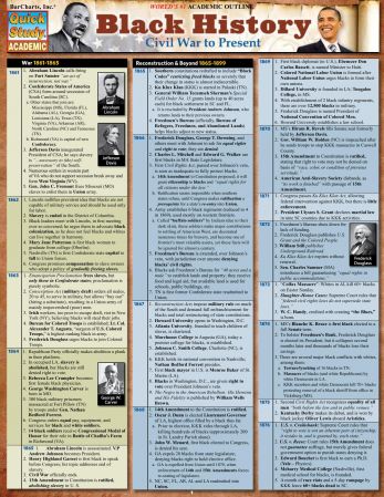 Black History: Civil War To Present (Quick Study Academic)