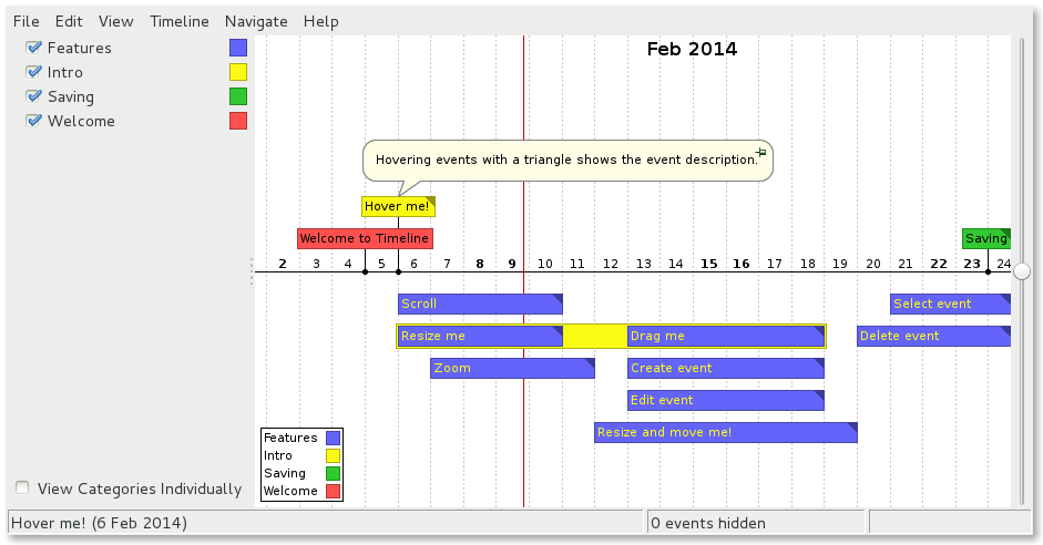 Timeline [Python-based event manager] - The Portable Freeware ...