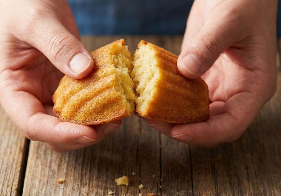 マドレーヌ 断面