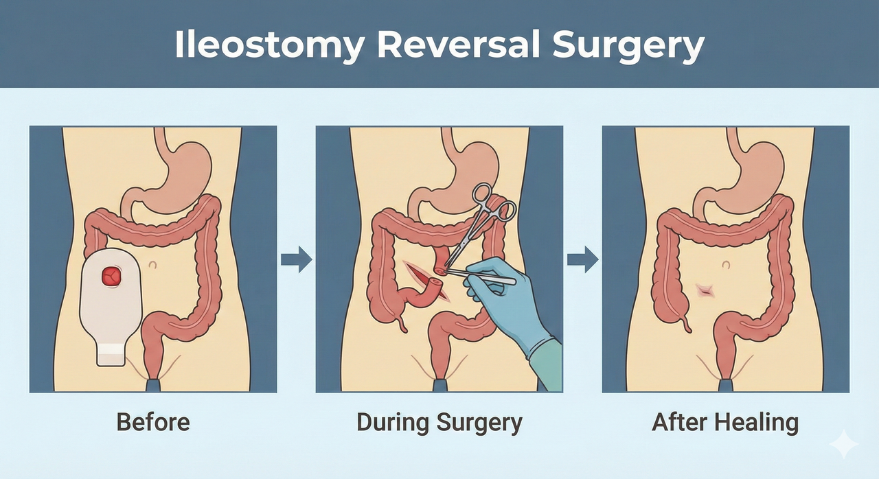 ileostomy reversal surgery