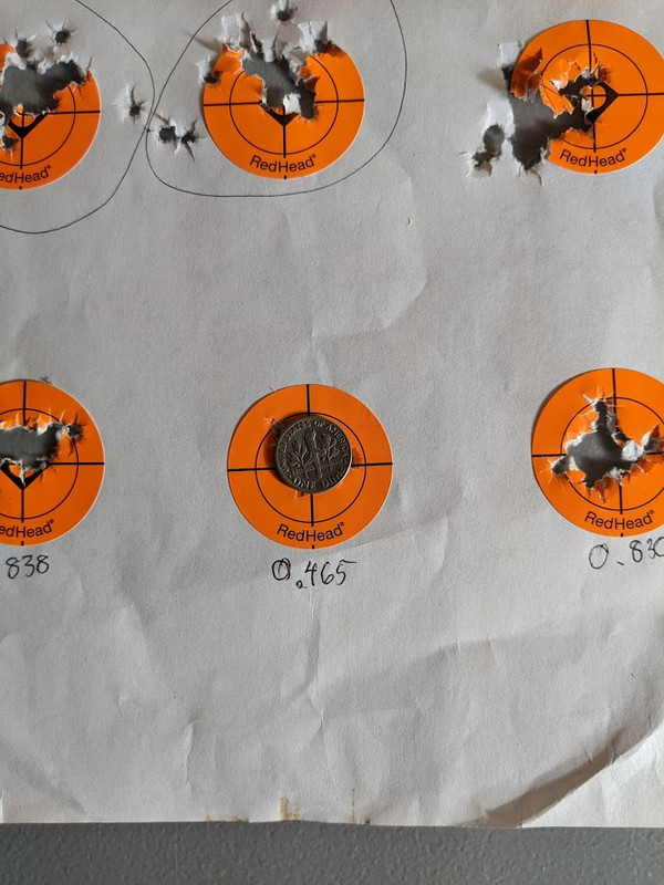 20under a dime at30 yards, ft position