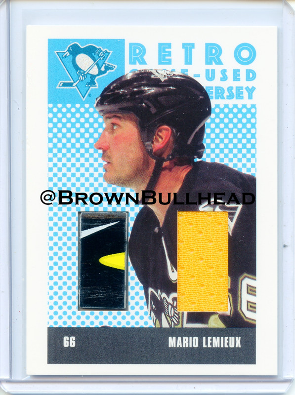 Stick Jersey RSJ-11 Mario Lemieux Pittsburgh Penguins COPY 5A