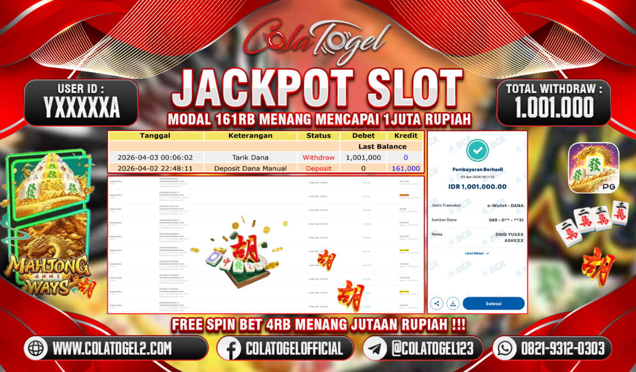 JACKPOT SLOT GACORR!!