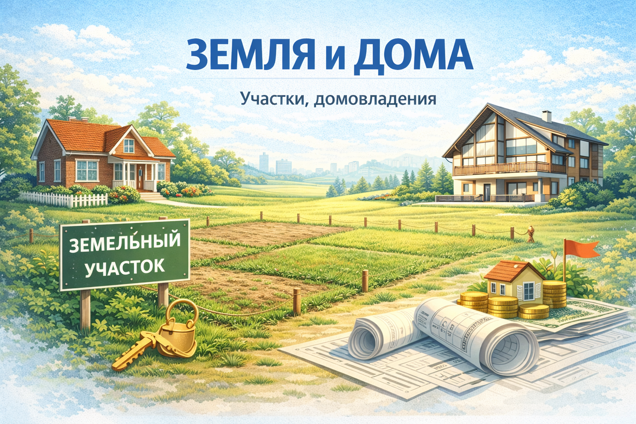 Земля и дома