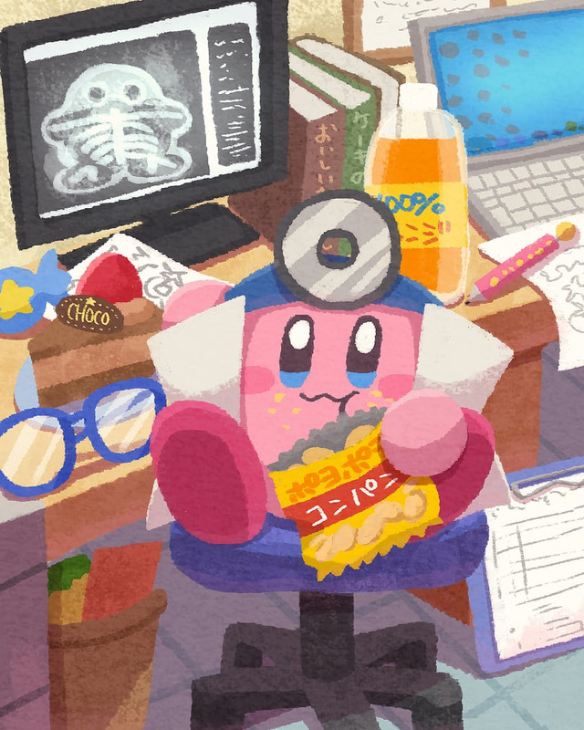 kirby-and-doctor-kirby-kirby-drawn-by-mi