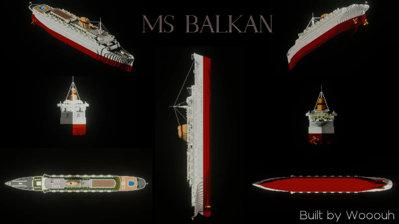 MS Balkan (1955) Minecraft Map