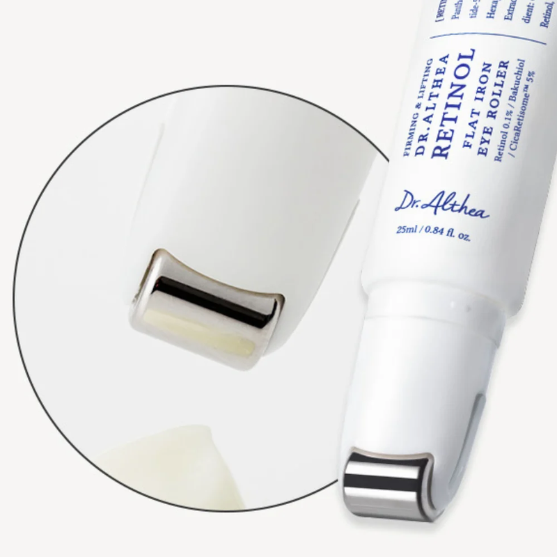 Contorno con retinol que reafirma y suaviza líneas de expresión.