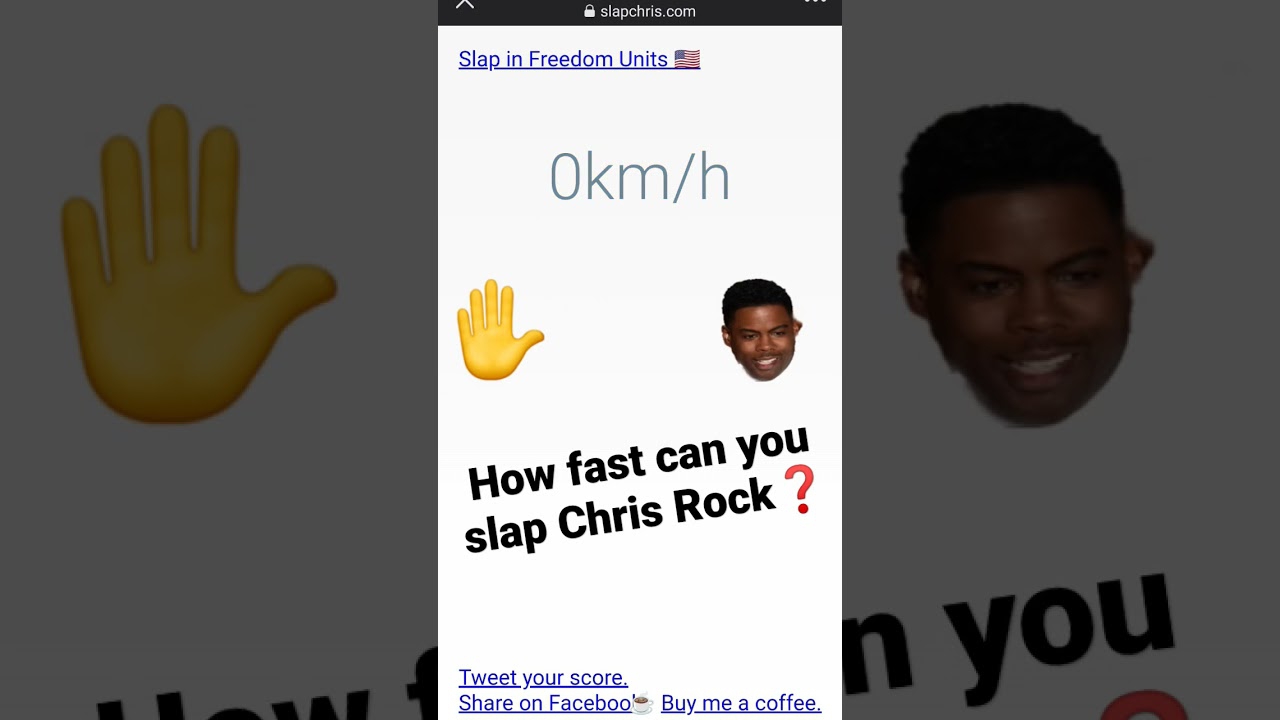 El juego donde puedes abofetear a Chris Rock ya es una realidad