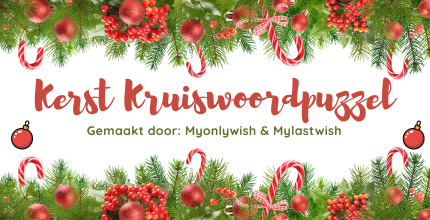   Kerst Kruiswoordpuzzel