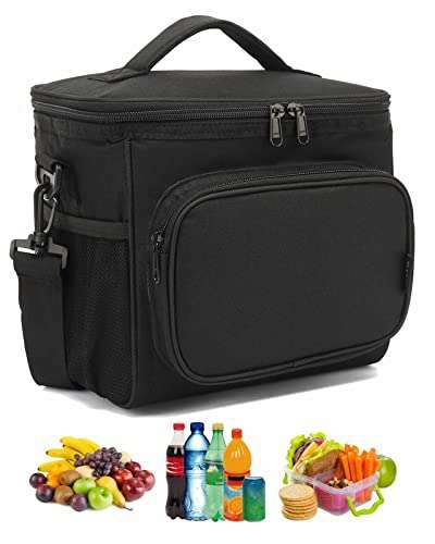 Amazon: Bolsa de Almuerzo Con Correa Ajustable, Hielera/Lonchera TéRmica Reutilizable 
