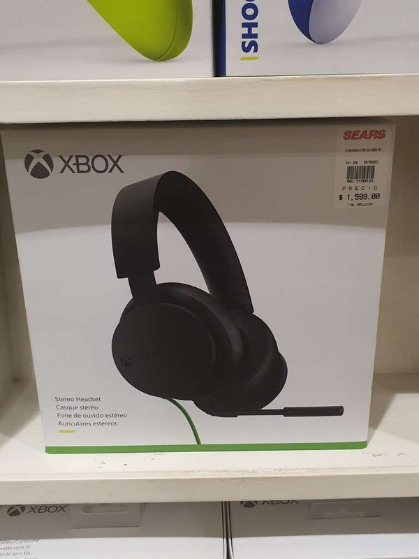 Sears: Headset xbox alámbricos negro 
