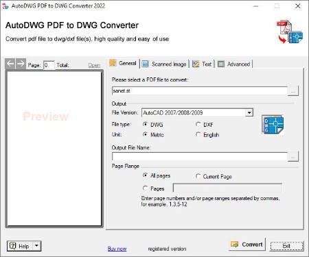 AutoDWG PDF to DWG Converter Pro 2022 v4.5