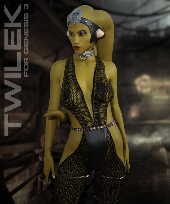 Twilek for Genesis 3 Female