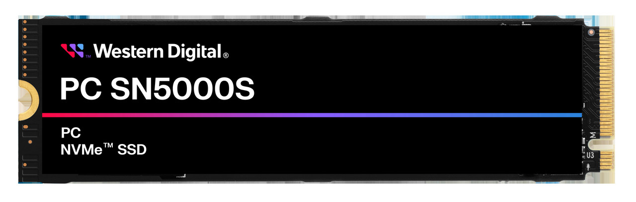 搭載次世代 QLC，全新 Western Digital PC SN5000S NVMe SSD 提高 OEM 客戶效能標準