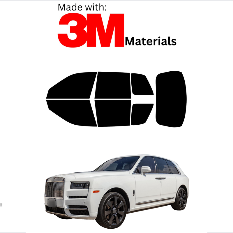 Precut Window Tint For Rolls Royce Cullinan Suv 21 Stable Ceramic Made With 3M - Picture 7 of 11