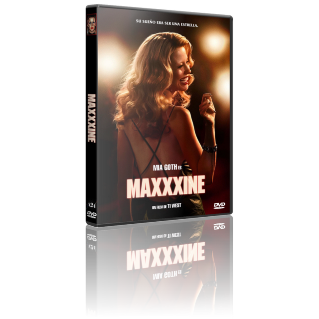 Portada - MaXXXine [DVD9 Autoría][Pal][Cast/Ing/Fra/Ale 5.1][Sub:Varios][Terror][2024]