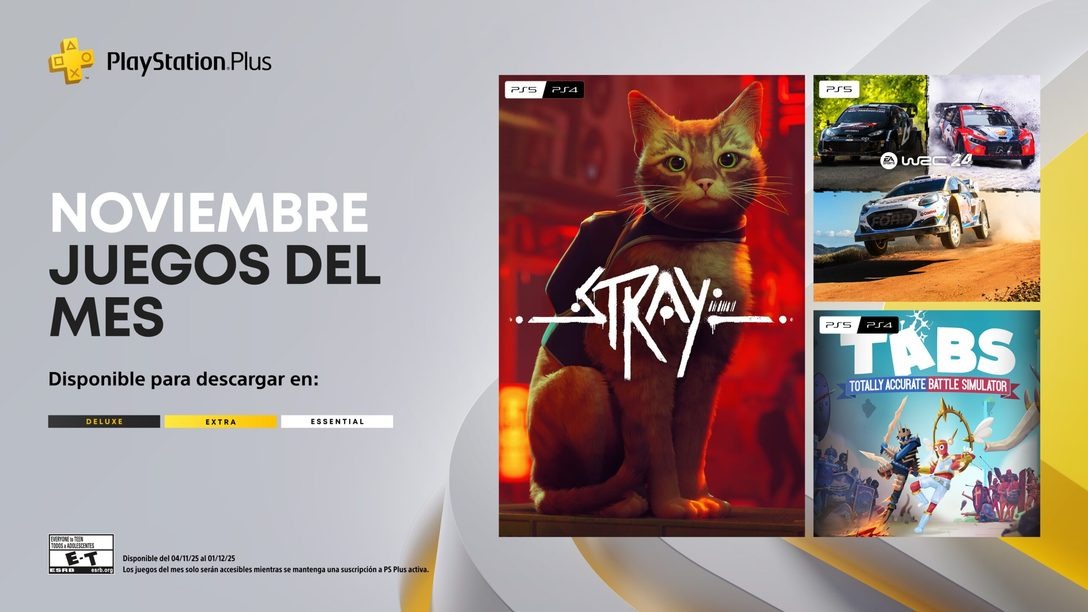 Juegos mensuales de PlayStation Plus – Noviembre 2025 Juegos mensuales de PlayStation Plus – Noviembre 2025