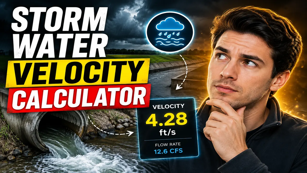 Storm Water Velocity Calculator Calculate