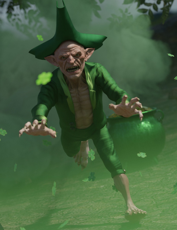 Evil Leprechaun Poses