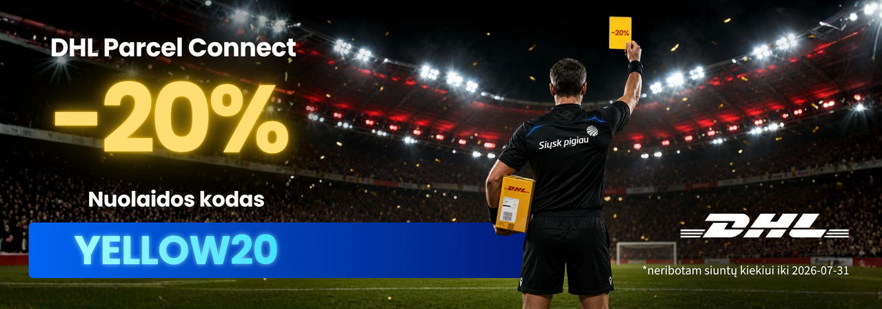 DHL Parcel Connect siuntimo pasiūlymas