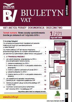 Biuletyn VAT 1/2019