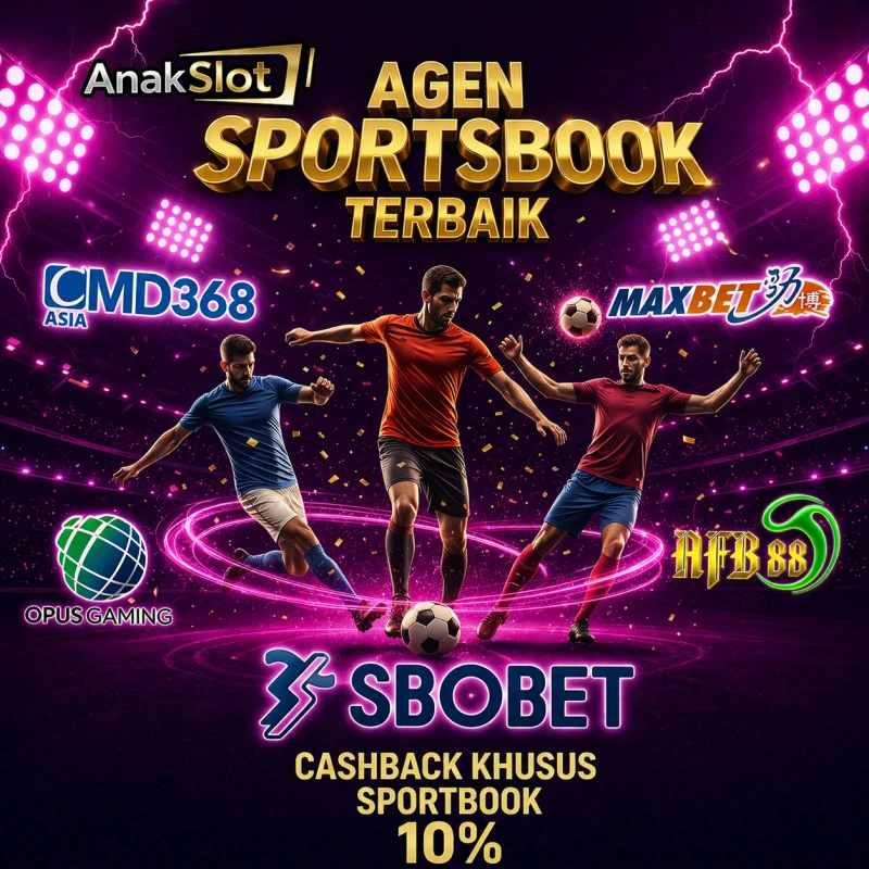 ANAKSLOT ⚽ Agen Betting Online Bola Resmi dengan Cashback Tinggi dan WD Cepat Kilat 2026