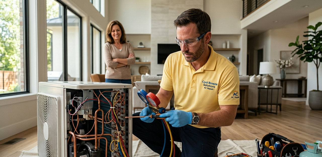 Indoor HVAC Work