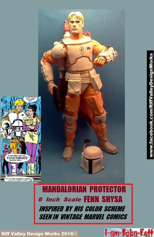 custom black series 6 inch fenn shysa in orange 