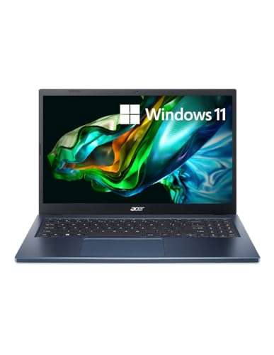 Amazon: ACER Aspire 3 Ryzen 5-7520U, Laptop Quad Core, 2.80 GHz hasta 4.30 GHz, 8 GB LPDDR5, 512 GB SSD,AMD Radeon Graphics, Pantalla 15.6