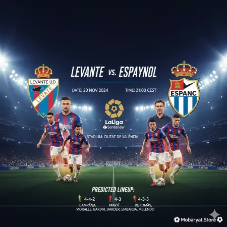 مباراة ليفانتي وإسبانيول الدوري الإسباني