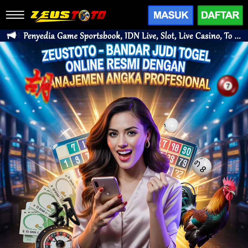 ZEUSTOTO - Bandar Judi Togel Online Resmi dengan Manajemen Angka Profesional image 1