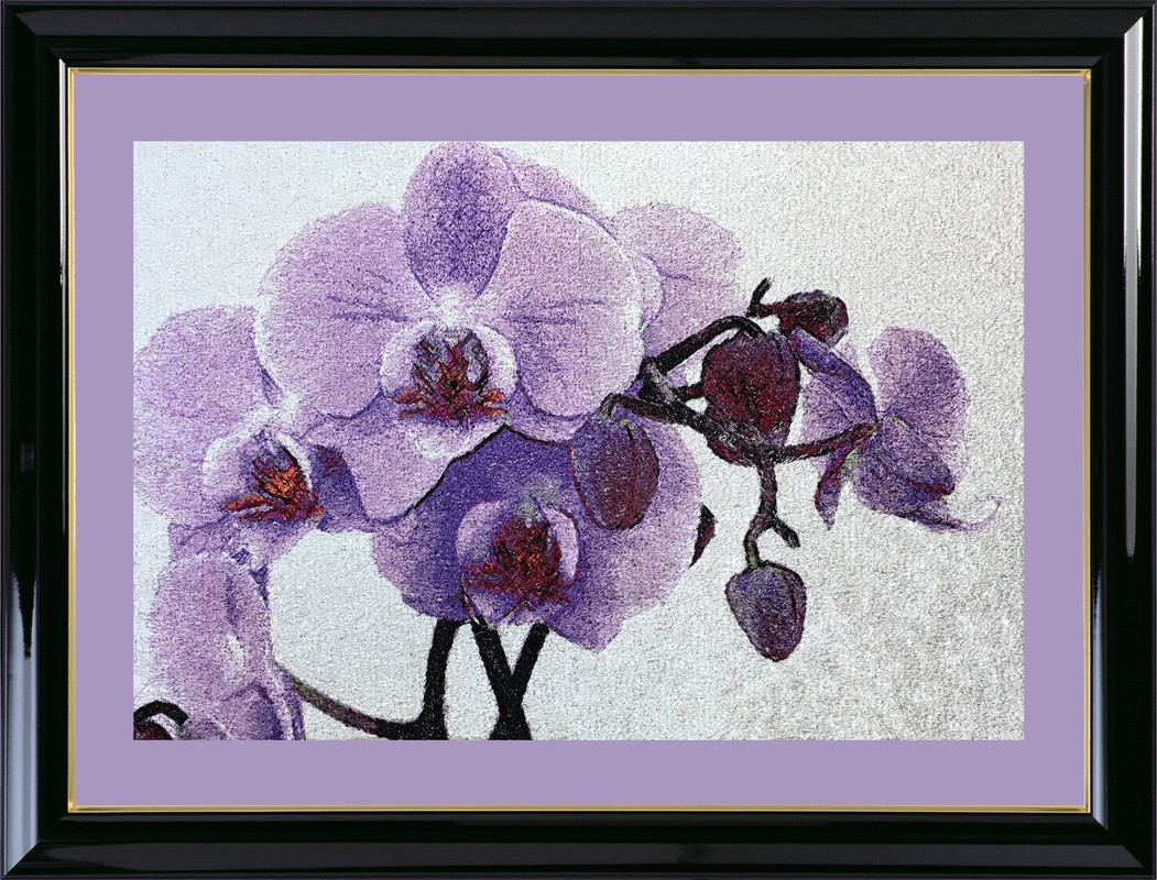 вышивка в рамке