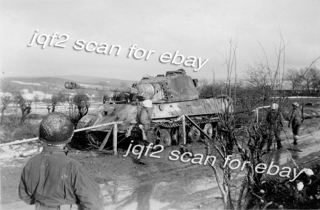 German Tiger Tank Battle Bulge