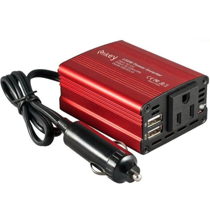 Convertidor de vehículo (inversor) de 12v a 110v 150W.