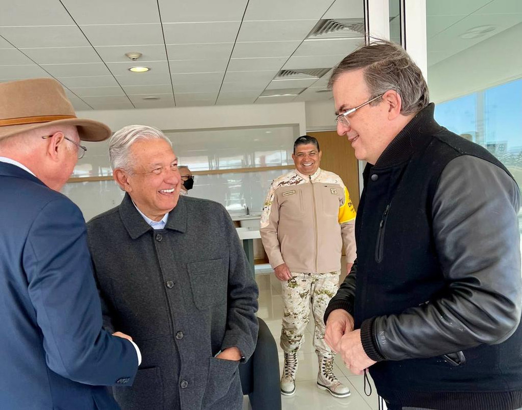 AMLO y Ken Salazar se reunieron para tratar la modernización de las aduanas