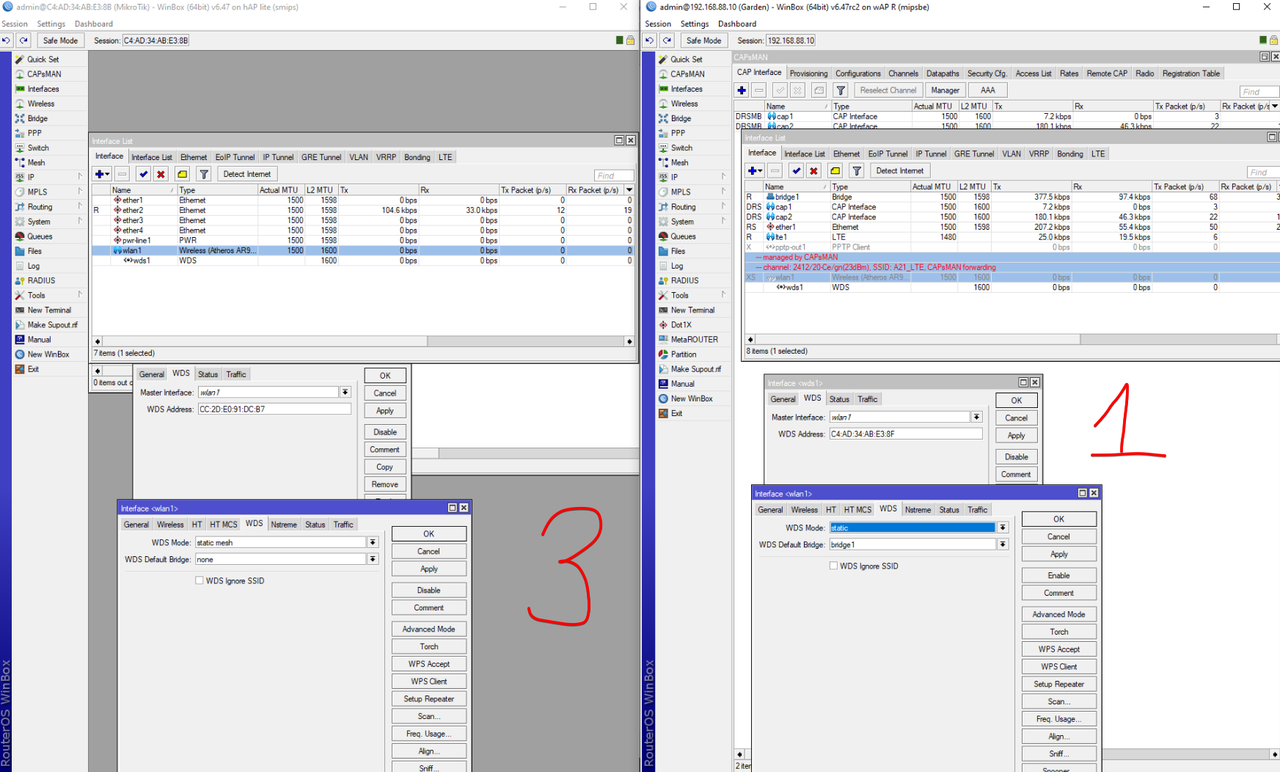 admin@192.168.88.10 (Garden) - WinBox (64bit) v6.4