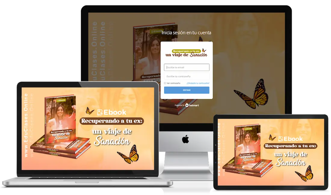 Mockup del Producto Recuperando a tu EX