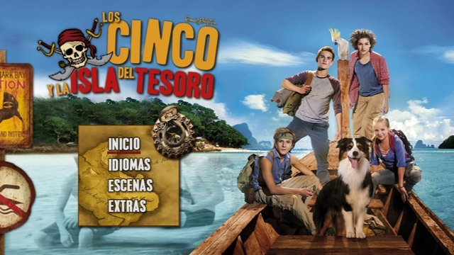 1 - Los Cinco y La Isla del Tesoro [DVD5 Full][Pal][Cast/Ale/Cat][Sub:Varios][Aventuras][2014]