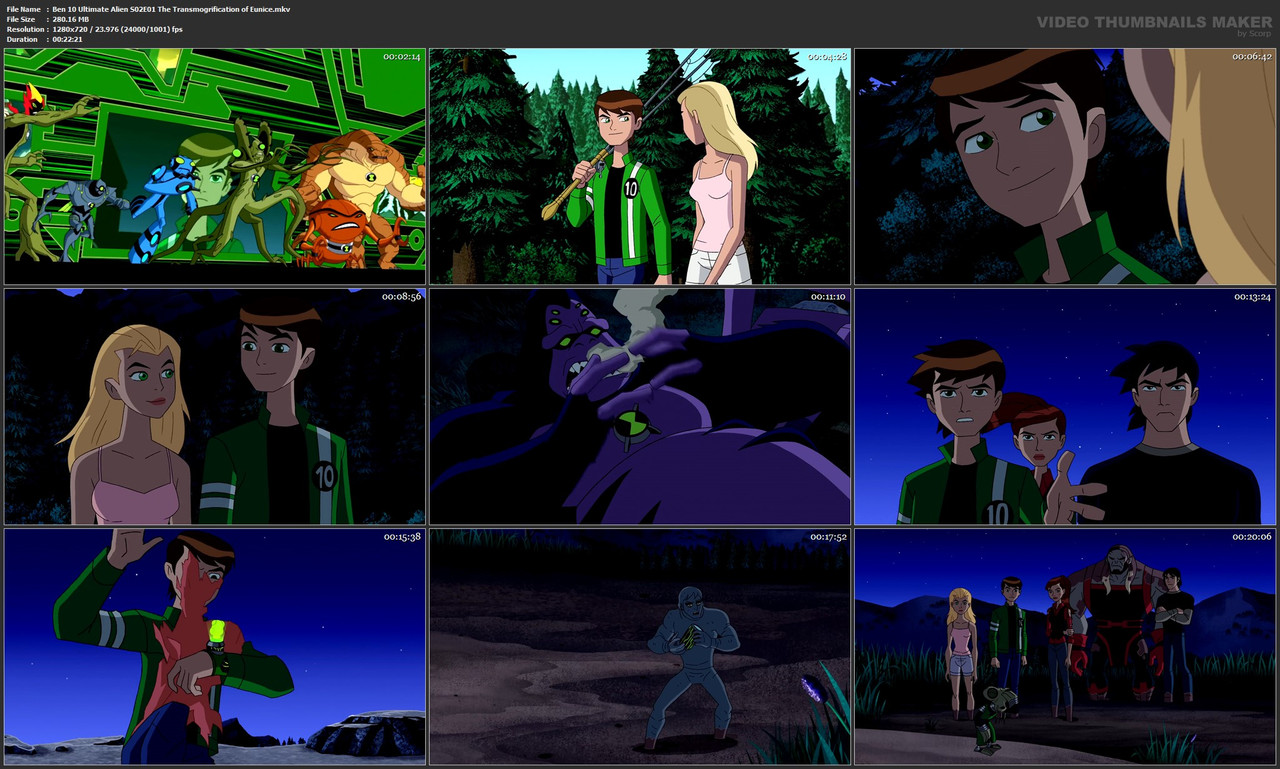Ben 10 Ultimate Alien S02E01 The Transmogrification of Eunice.mkv