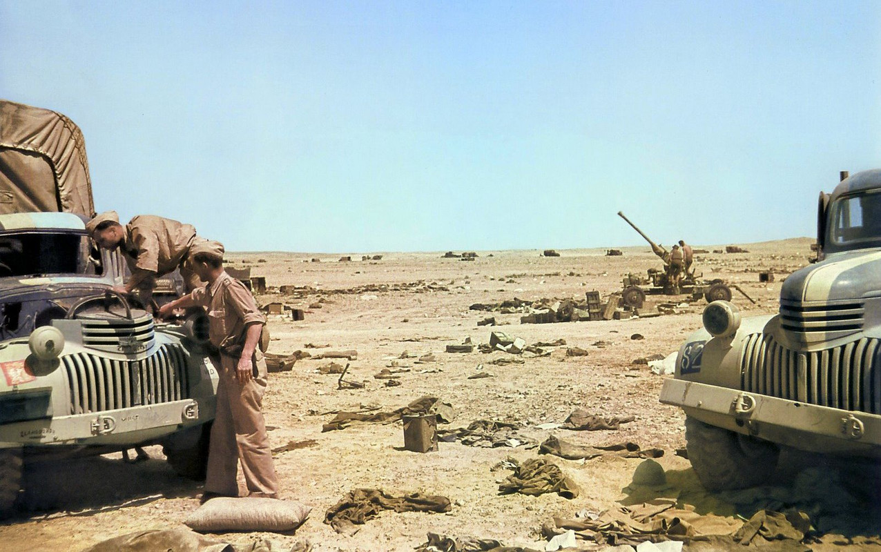 Captured Canadian Chevies G-1533 (CC60L) of Luftwaffe - Africa