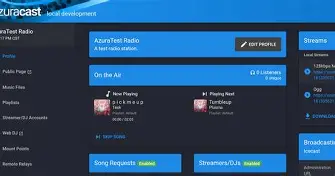 AzuraCast interface screenshot