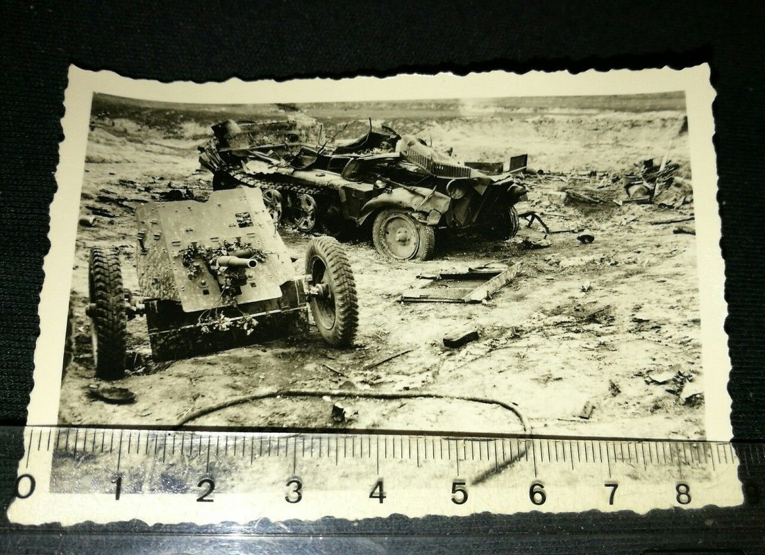 Panzer Tank Geschütz Halbkette Russland