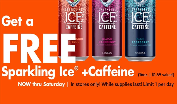 Exclusive Treats: Daily FREE Sparkling Ice + Caffeine at Big Lots Until 2/3! Exclusive Treats: Daily FREE Sparkling Ice + Caffeine at Big Lots Until 2/3!