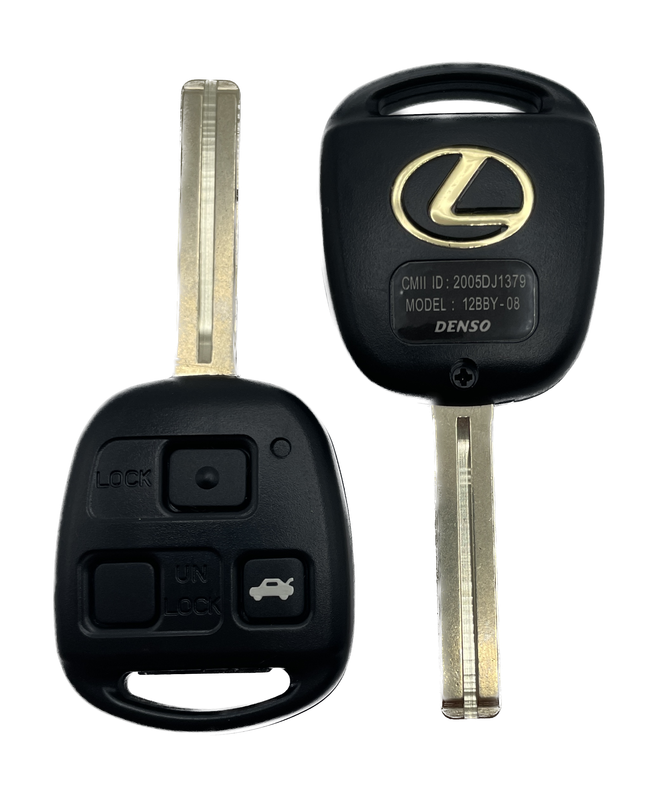 Re-cased Lexus HYQ12BBT Remote Head Key With 3-Button Trunk For ES330 LS430 SC430