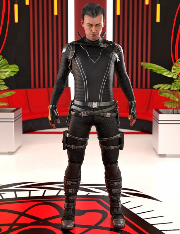     Iron Wasp Outfit for Genesis 8 Male(s) 